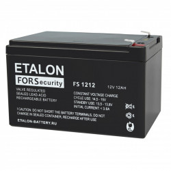 Фото ETALON FS 1212 аккумуляторная батарея 12 В, 12 Ач