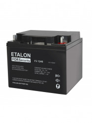 Фото ETALON FS 1240 аккумуляторная батарея 12 В, 40 Ач